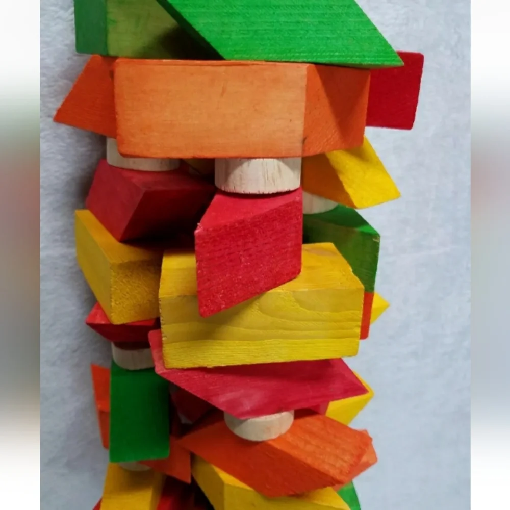 **Feather Land Bird Parrot Chewing Wood Toy Extra Large